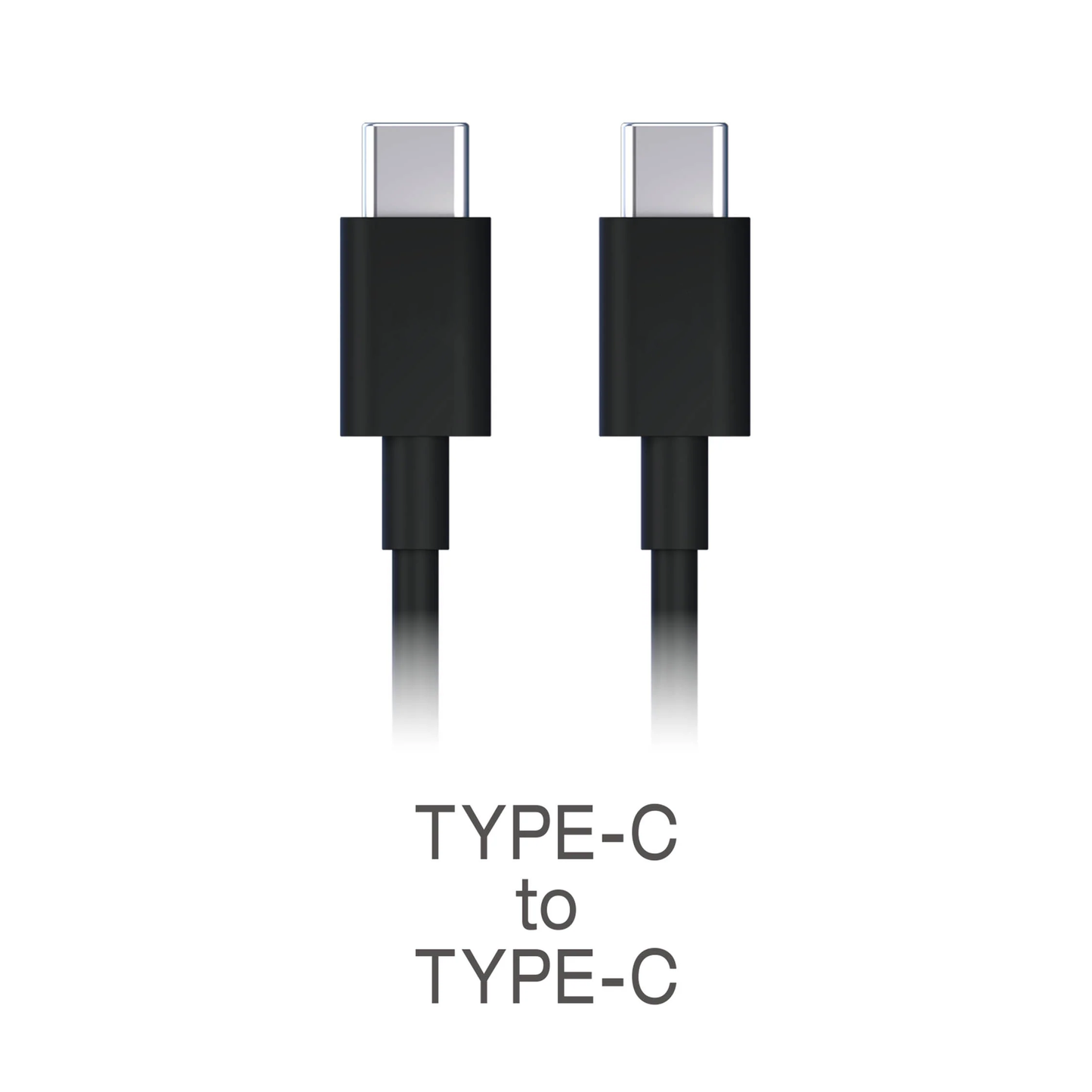 PD対応 TYPE-C TYPE-C ケーブル 1m (CAC-M100 BK/W)