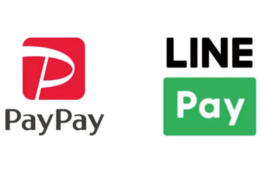 PayPay、LINE Payでのお支払いが可能になりました。