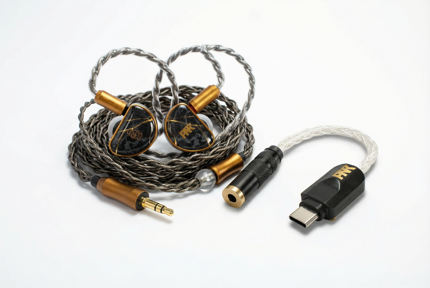 【送料無料】有線ピヤホン5（Hi-Unit 003-pnk）/HSE-AD03-pnk（ピダック）セット