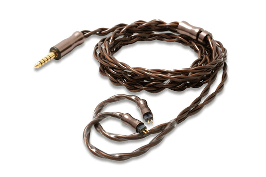 【予約受付中】4.4mm プラグ/2pin 対応バランス接続オーディオケーブル【RYUCHU2（龍柱2)】※4月10日発売予定【送料無料】